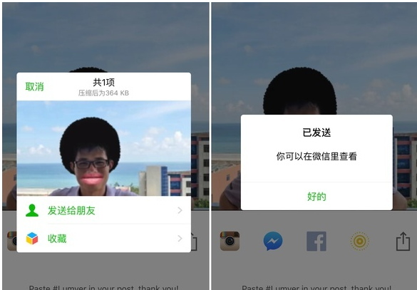 Lumyer动态图怎么分享给微信好友?Lumyer动态图分享给微信好友教程