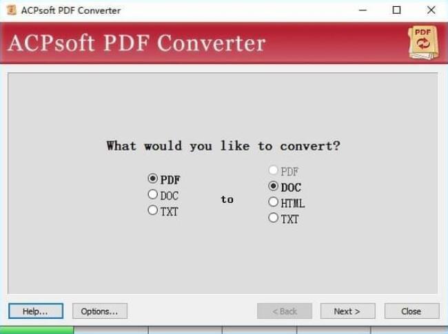 ACPsoft PDF Converterͼ1