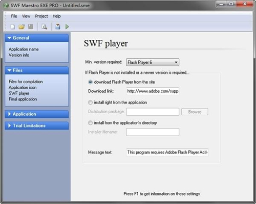 SWF Maestro EXE Pro(Flash)ͼ1