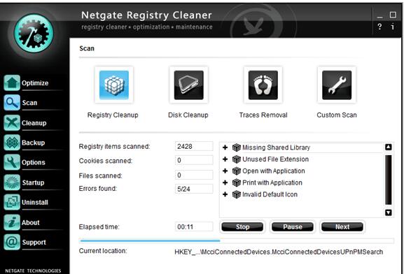 NETGATE Registry Cleanerwindowsͻ˽ͼ