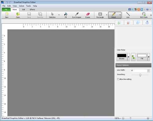 DrawPad Graphics Editor