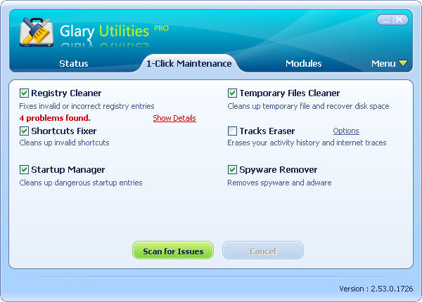 Glary Utilities Portableͼ1