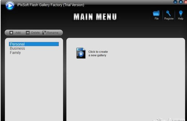 iPixSoft Flash Gallery Factoryͼ1