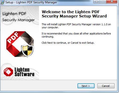 Lighten PDF Security Managerͼ1