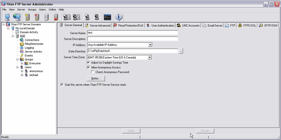 Titan FTP Server (x64)windowsͻ˽ͼ