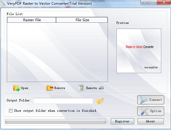 VeryPDF Raster to Vector Converterͼ1