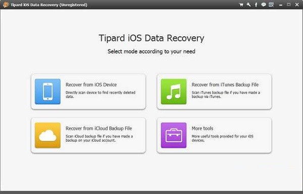 Tipard iOS Data Recoveryͼ1