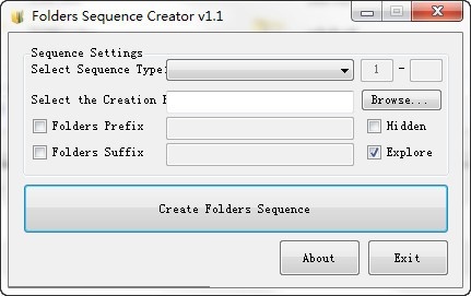 Folders Sequence Creatorͼ1