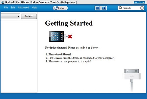iPubsoft ipad iPhone iPod to Computer Transferͼ1