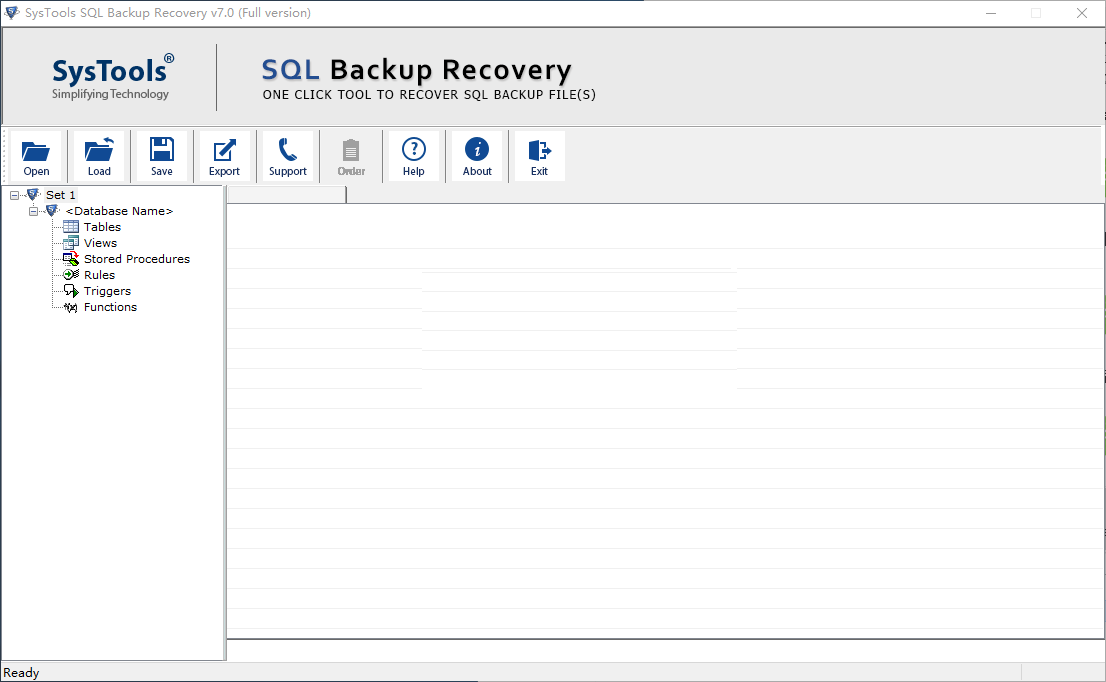SysTools SQL Backup Recoveryͼ1