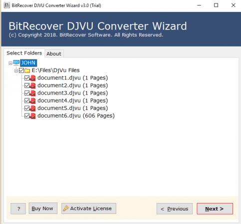 BitRecover DjVu Converter Wizardͼ1