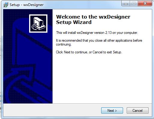 WxDesigner(ƹ) 2.13 Ѱ