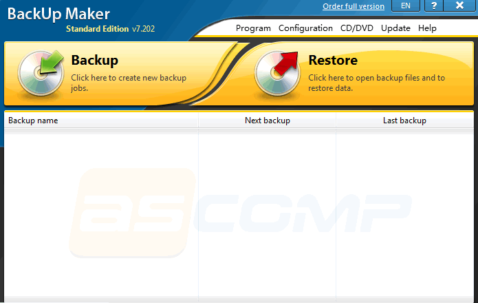 download the new version for ios ASCOMP BackUp Maker Professional 8.202