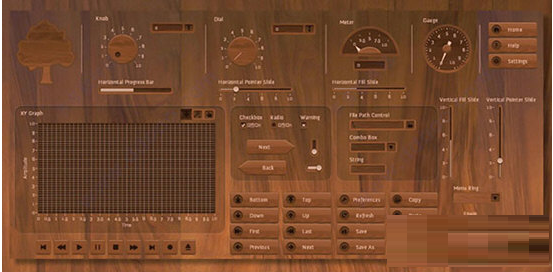 Wooden UI Controls Kitͼ1