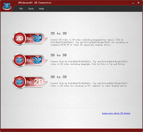 4Videosoft 3D Converterͼ1