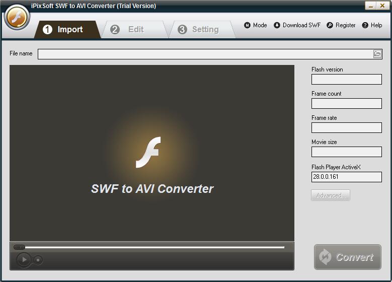 iPixSoft SWF to AVI Converterͼ1