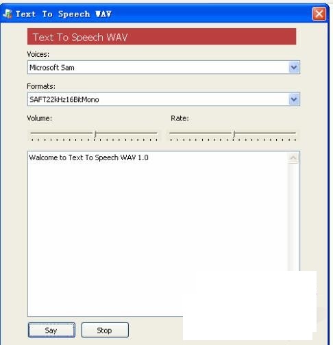 Text to Speech WAVv1.0