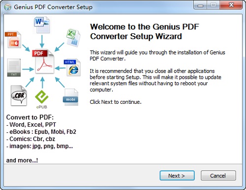 Genius PDF Converterͼ1