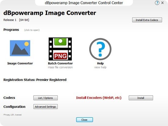dBpoweramp Image Converter截图1