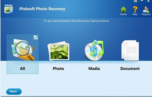 iPubsoft Photo Recoveryͼ1