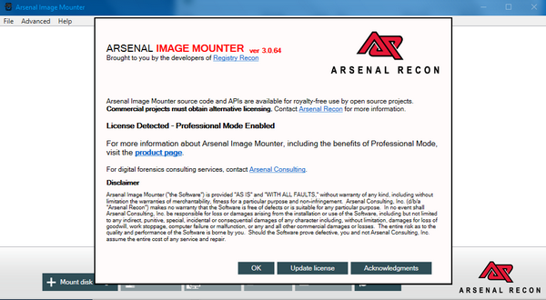 Arsenal Image Mounter Proͼ1