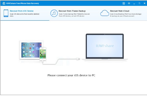 IUWEshare Free iPhone Data Recoveryͼ1