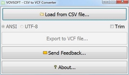 CSV to VCF Converterv1.0.0.0