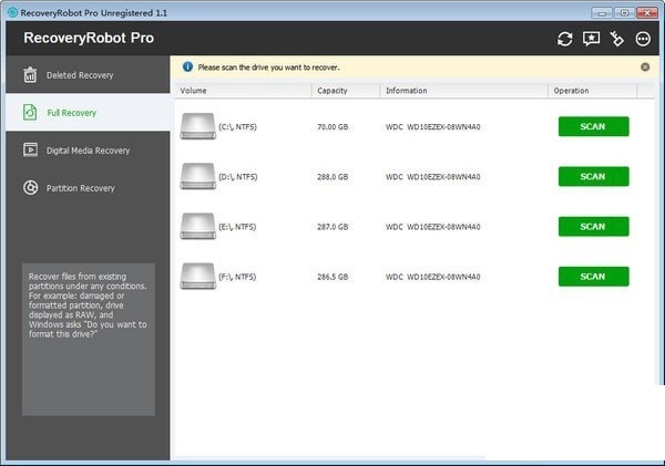 RecoveryRobot Partition Recoveryͼ1