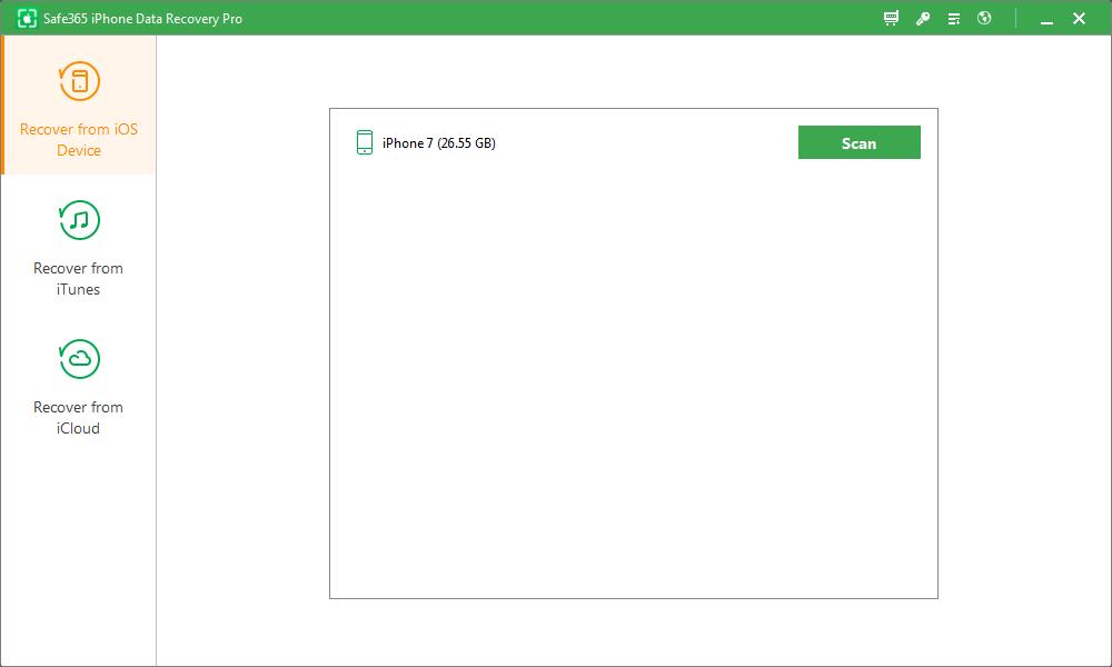 Safe365 iPhone Data Recovery Proͼ1