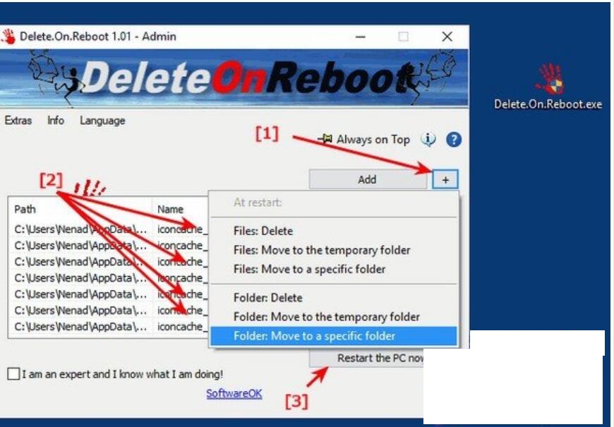 free for ios download Delete.On.Reboot 3.29