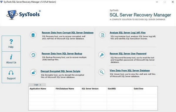 SysTools SQL Server Recovery Managerͼ1