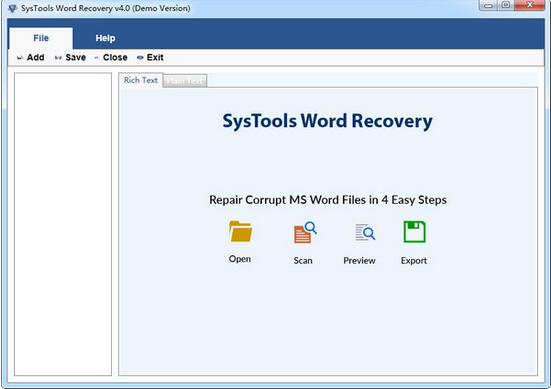 SysTools Word Recoveryͼ1