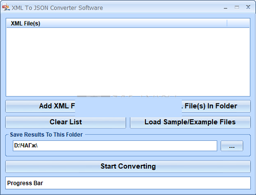 XML To JSON Converterͼ1