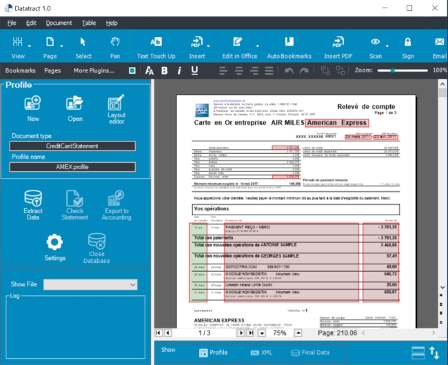 Amyuni Datatract Desktopͼ1