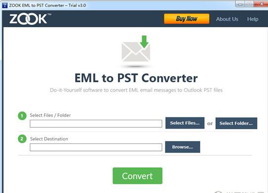 ZOOK EML to PST Converterͼ1