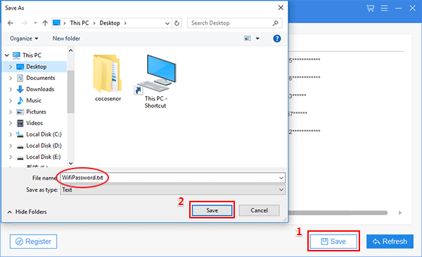 Cocosenor WiFi Password Tuner