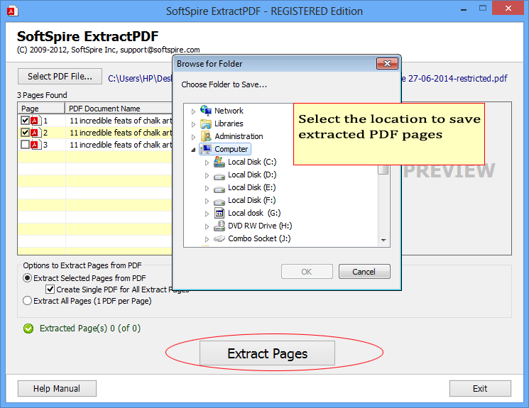 Extract PDF Pages