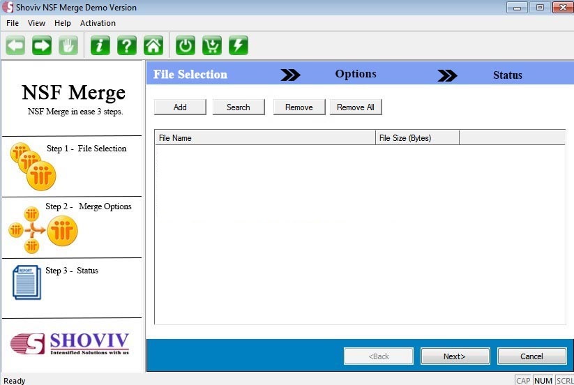 Shoviv NSF Mergeͼ1