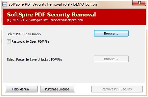 SoftSpire PDF Security Removalͼ1