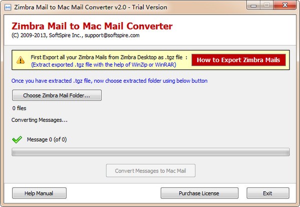 Zimbra Mail to Mac Mail Converterͼ1