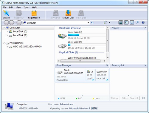 Starus NTFS / FAT Recovery 4.8 free download