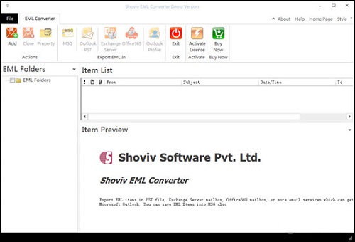 Shoviv EML to PST Converterͼ1