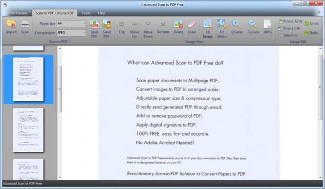 Advanced Scan to PDF Freeͼ1