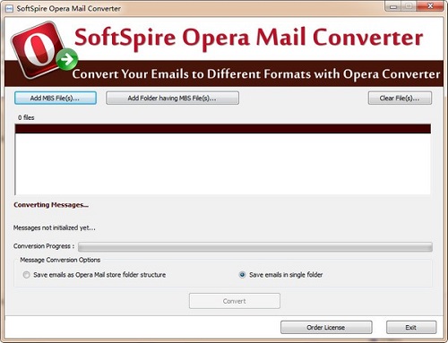 SoftSpire Opera Mail Converterͼ1