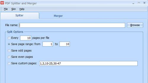 PDF Splitter and Mergerͼ1