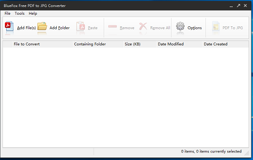 BlueFox Free PDF to JPG Converterͼ1