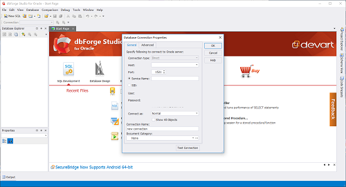 dbForge Studio for Oracleͼ1