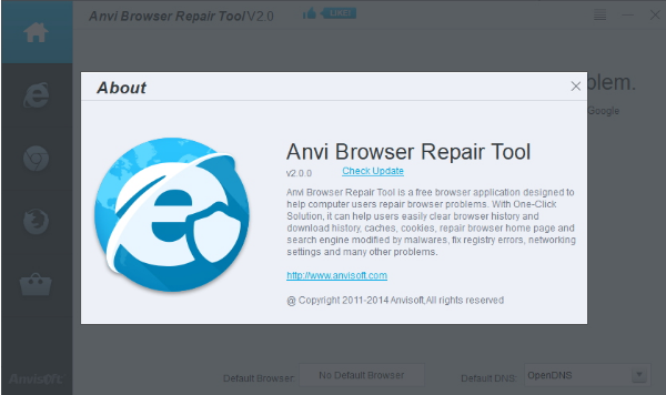 Anvi Browser Repair Toolͼ1