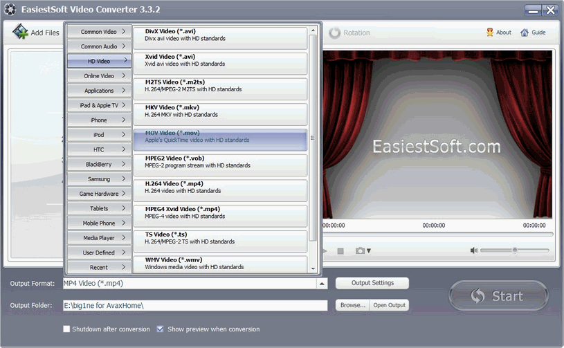 EasiestSoft Video Converterͼ1