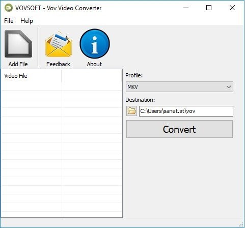 VovSoft Video Converterͼ1